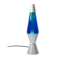 Amazon | bcl ラバライト シルバー×ブルー テーブルランプ | ビーシー